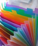 Image of coloured folders